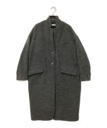 journal standard luxe（ジャーナルスタンダード リュクス）の古着「ダブルフェイスソフトメルトンチェスターコート」｜グレー