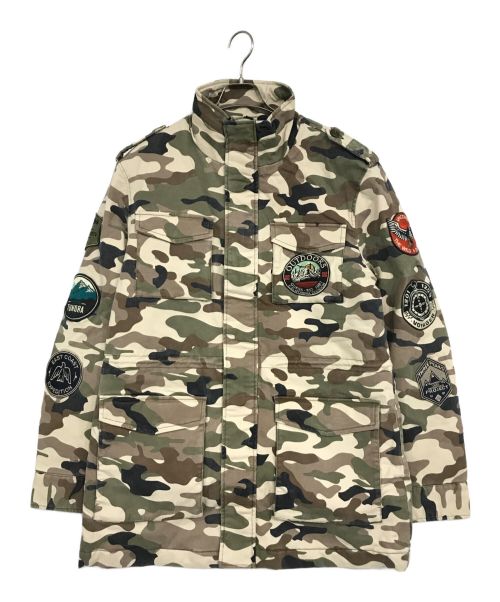 GUESS（ゲス）GUESS (ゲス) Military Field Jacket ベージュ サイズ:XLの古着・服飾アイテム