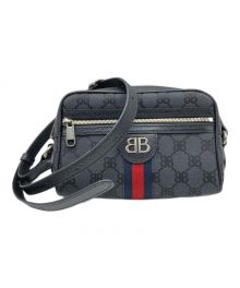 BALENCIAGA×GUCCI（バレンシアガ×グッチ）の古着「ザ ハッカープロジェクト カメラバッグ」｜ブラック