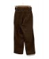 THE SHINZONE (ザ シンゾーン) TOMBOY PANTS STA-PREST TWILL WOMEN ブラウン サイズ:32：8000円