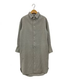 MADISON BLUE（マディソンブルー）の古着「WOOL OVERSIZED SHIRT DRESS」｜グレー