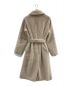 THINK FUR (シンクファー) Eco Fur × Suede Reversible Coat ベージュ サイズ:Ｓ：8000円