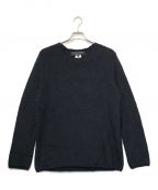 COMME des GARCONS HOMME PLUSコムデギャルソンオムプリュス）の古着「モヘア混ウールニット」｜ブラック