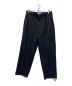 STEVEN ALAN（スティーブンアラン）の古着「VIN/WL SUPER BAGGY TAPERED PANTS」｜ブラック