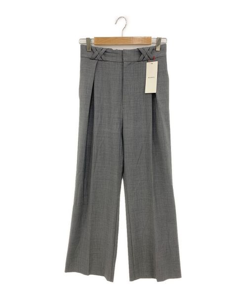 MURRAL（ミューラル）MURRAL (ミューラル) Ivy slacks グレー サイズ:2の古着・服飾アイテム