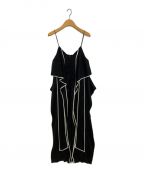 MURRALミューラル）の古着「Rippling camisole dress」｜ブラック