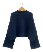 L'appartementアパルトモン）の古着「Short Knit Pullover」｜ネイビー