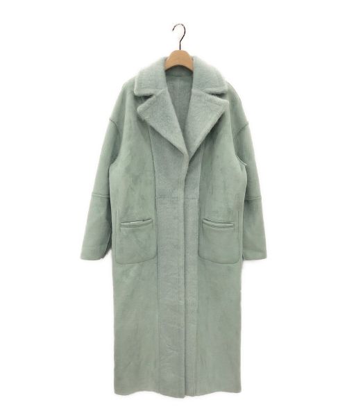 Ameri（アメリ）Ameri (アメリ) BLANKET LIKE FAKE MOUTON COAT グリーン サイズ:Fの古着・服飾アイテム