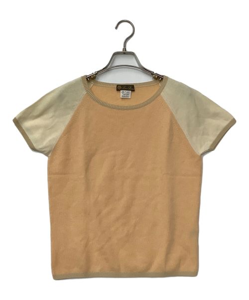 LORO PIANA（ロロピアーナ）LORO PIANA (ロロピアーナ) カシミヤブレンドニット オレンジ サイズ:44の古着・服飾アイテム