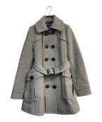 BURBERRY BLUE LABELバーバリーブルーレーベル）の古着「ウールコート　FNF08-866-07」｜グレー