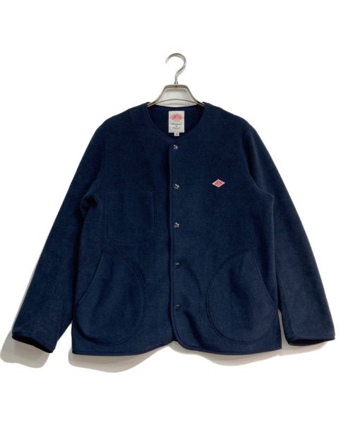 DANTON（ダントン）DANTON (ダントン) ノーカラーフリースジャケット ネイビー サイズ:36の古着・服飾アイテム