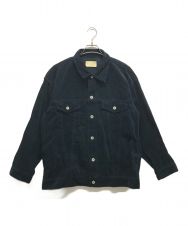 cantate (カンタータ) Fine Corduroy Trucker Jacket ネイビー サイズ:44