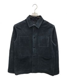 Selected Homme（セレクテッド オム）の古着「スエードジャケット」｜ネイビー