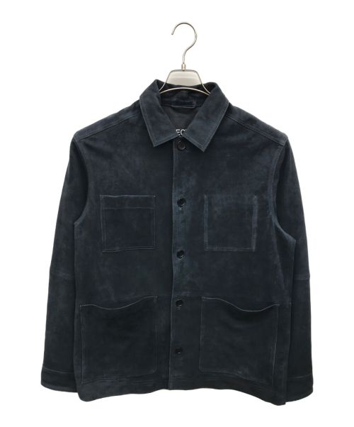 Selected Homme（セレクテッド オム）Selected Homme (セレクテッド オム) スエードジャケット ネイビー サイズ:Lの古着・服飾アイテム