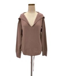 theory（セオリー）の古着「Relaxed Hoodie in Cashmere」｜ブラウン