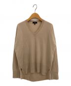 theoryセオリー）の古着「CASHMERE HT KARENIA V NECK」｜ベージュ