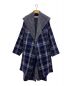 LE CIEL BLEU（ルシェルブルー）の古着「Check Knit Coat」｜ネイビー