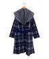 LE CIEL BLEU (ルシェルブルー) Check Knit Coat ネイビー サイズ:36：12000円