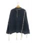 MAISON SPECIAL (メゾンスペシャル) Oni-Waffle Crazy Stitch Embroidery Prime-Over V-Neck Knit Cardigan ブラック サイズ:02：12000円