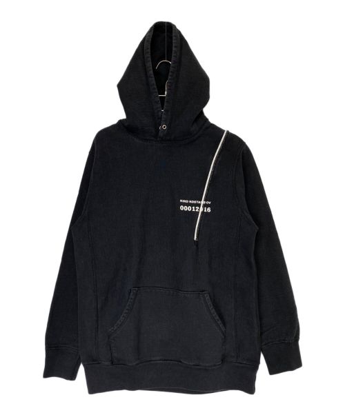 KIKO KOSTADINOV（キコ・コスタディノフ）KIKO KOSTADINOV (キコ・コスタディノフ) First Collection Hoodie ブラック サイズ:Lの古着・服飾アイテム