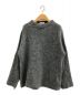 CLANE（クラネ）の古着「BOAT NECK MOHAIR OVER KNIT TOPS」｜グレー