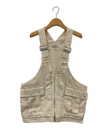 ENOF（イナフ）の古着「twill bag vest」｜アイボリー