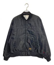 WTAPS（ダブルタップス）の古着「Team Jacket NYLON.TWILL.TEXTILE BK」｜ブラック