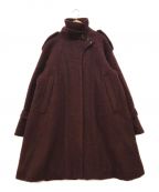 Little suzieリトルスージー）の古着「mohair shaggy cape coat」｜レッド