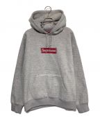 SUPREMEシュプリーム）の古着「Inside Out Box Logo Hooded Sweatshirt」｜グレー