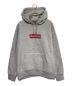 Supreme（シュプリーム）の古着「Inside Out Box Logo Hooded Sweatshirt」｜グレー