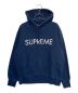 SUPREME（シュプリーム）の古着「Capital Hooded Sweatshirt」｜ネイビー