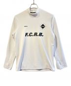 F.C.R.B.エフシーアールビー）の古着「L/S WIND PROOF MOCK NECK TOP」｜ホワイト