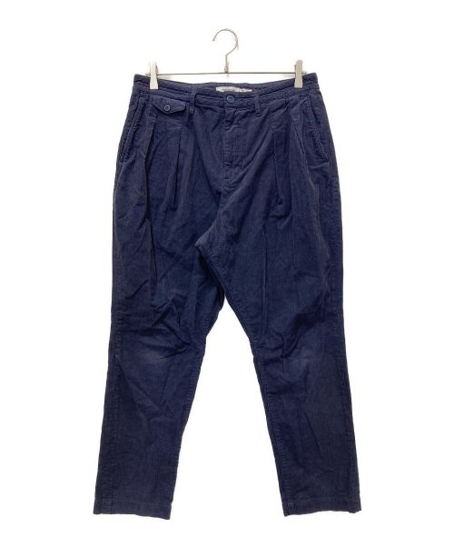 nonnative（ノンネイティブ）nonnative (ノンネイティブ) DWELLER CHINO TROUSERS RELAXED FIT COTTON CORD OVERDYED ネイビー サイズ:SIZE 2の古着・服飾アイテム