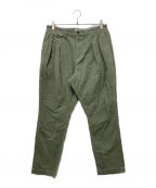 nonnativeノンネイティブ）の古着「DWELLER CHINO TROUSERS RELAXED FIT COTTON CORD OVERDYED」｜カーキ