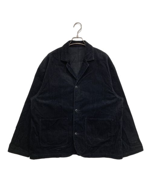 uniform experiment（ユニフォームエクスペリメント）uniform experiment (ユニフォームエクスペリメント) CORDUROY WORK JACKET ブラック サイズ:Lの古着・服飾アイテム