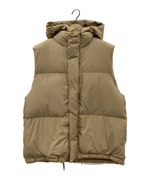 CALUX（キャラクス）CALUX (キャラクス) Deuxieme Classe (ドゥーズィエム クラス) PUFFER ベスト ベージュ サイズ:Fの古着・服飾アイテム