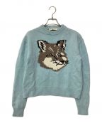 maison kitsuneメゾンキツネ）の古着「BIG FOX HEAD PULLOVER」｜ブルー