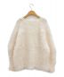 THE TOE (ザ・トゥー) Pigalle shaggy Vneck knit ホワイト サイズ:free：10000円