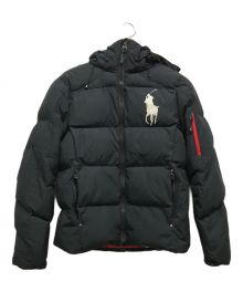 POLO RALPH LAUREN（ポロ・ラルフローレン）の古着「ビッグポニー ダウンジャケット」｜ブラック