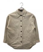 theoryセオリー）の古着「Luxe New Divide Os Shirt JK DF」｜ベージュ