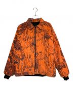 SUPREMEシュプリーム）の古着「RealTree Reversible Quilted Work Jacket」｜ブラック×オレンジ