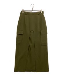 MANOF（マノフ）の古着「FRONT ARCH CARGO SKIRT」｜カーキ