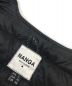 中古・古着 NANGA (ナンガ) inner down cardigan インナーダウンカーディガン　ダウンジャケット　日本製 ブラック サイズ:S：10000円