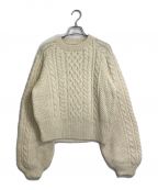 TODAYFULトゥデイフル）の古着「Cable Wool Knit」｜アイボリー