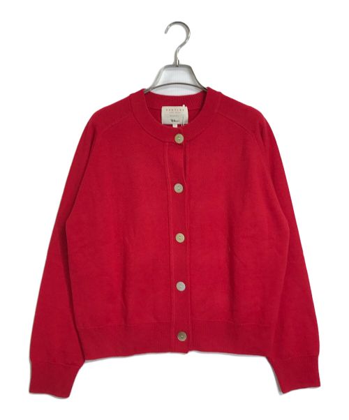 DEMYLEE（デミリー）DEMYLEE (デミリー) Ron Herman (ロンハーマン) 別注Gwen Crew Neck Cardigan レッド サイズ:Sの古着・服飾アイテム