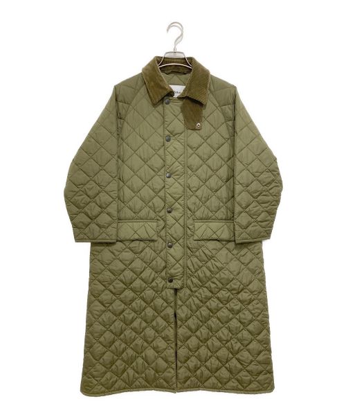 Barbour（バブアー）Barbour (バブアー) JOURNAL STANDARD relume (ジャーナルスタンダード レリューム) BURGHLEY QUILT オリーブ サイズ:8の古着・服飾アイテム