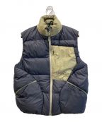 NANGAナンガ）の古着「MAZENO RIDGE VEST」｜ブラック×カーキ