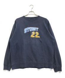 stussy（ステューシー）の古着「ロゴスウェット」｜ネイビー