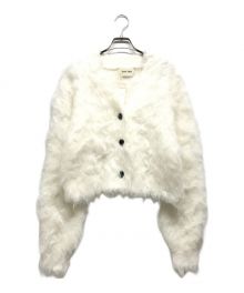 THE TOE（ザ・トゥー）の古着「Westminster shaggy cardigan」｜ホワイト