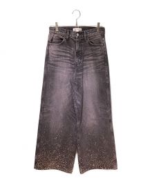 masu（エムエーエスユー）の古着「24AW BOYS STARDUST BAGGY JEANS」｜ブラックピンク